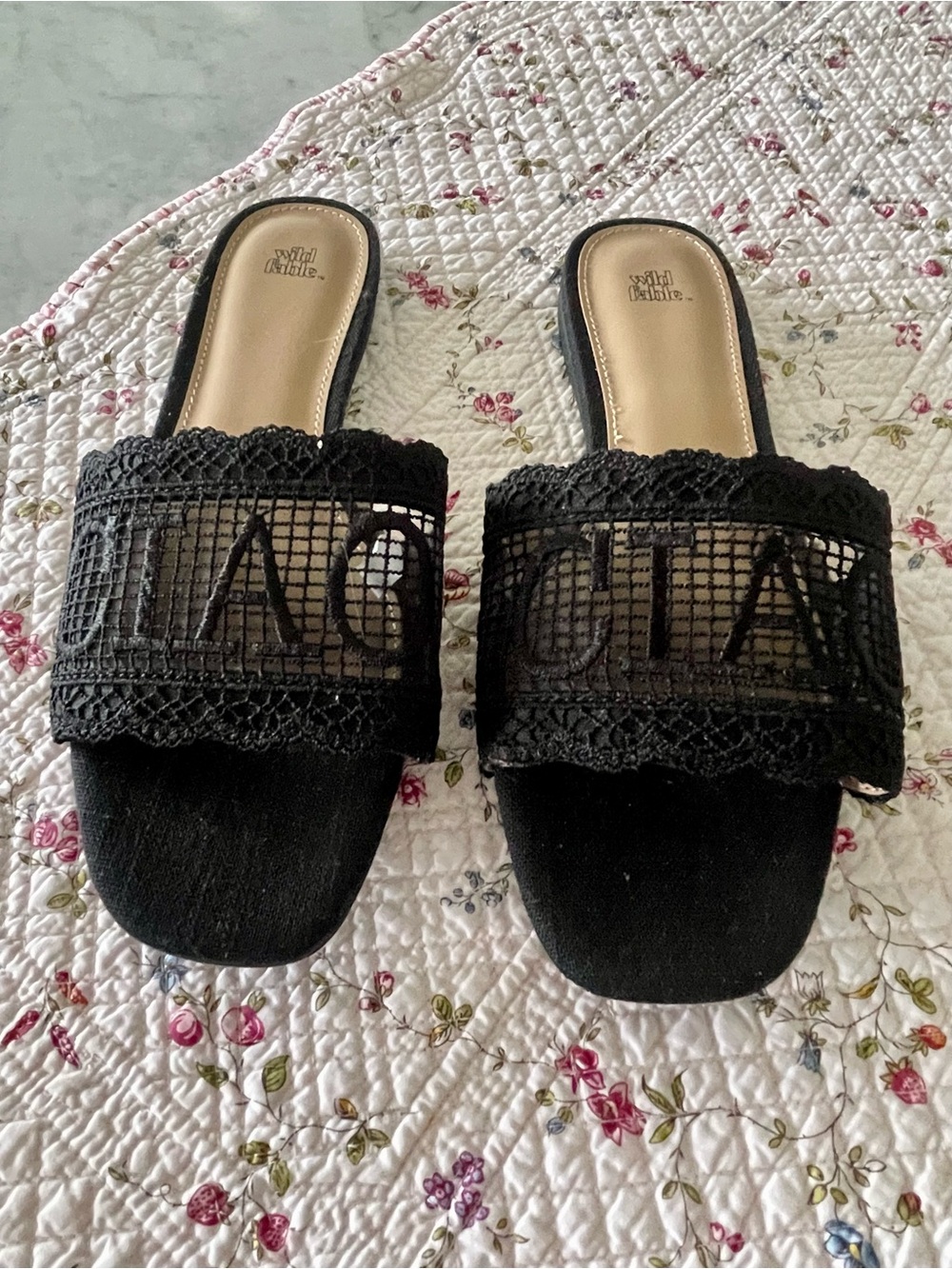 Black CIAO sandals size 8.5 from Wild Fable